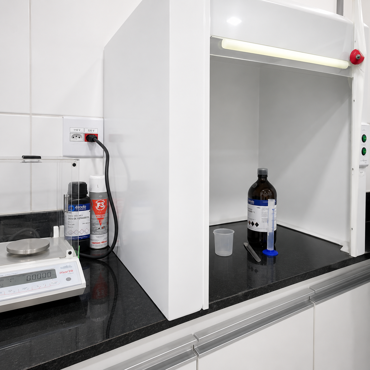 Laboratório industrial da Tecnoclean